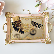 Mersay pattern tray jewelry storage box desktop European classical decoration decoration mirror decoration home