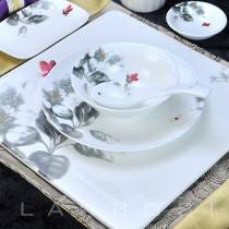 Superior Restaurant Hotel Clubhouse Bags Box Cutlery Hotel Supplies Swing Table Suit Bowls Plate Spoon