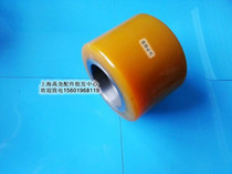 Electric fork wheel Crown electric forklift front wheel bearing wheel Pu wheel load bearing wheel 85*82-47