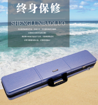 Fishing gear bag fish pole bag 1 meter fishing bag hard case stem bag Fish waterproof Rod bag raft Rod bag three two layers 100cm