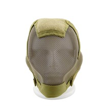 Factory direct sales wholesale CS field outdoor call of duty full face steel mesh protective mask V6 protective mask