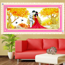 Couple Cross Stitch love series 2022 New thread embroidery small bedroom wedding wedding room landscape romantic hand embroidery