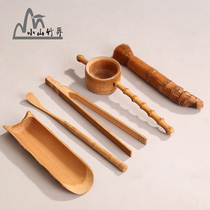 Bamboo Festival Tea Walk Six Gentlemen Kit Tea Cylinder Zero Fit Tea Clip Tea Needle Bamboo Tea Spoon Bounty Tea Box Tea Set Six Suits