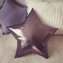 In Green high-end texture shiny custom small star pillow cushion