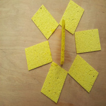 Soldering iron sponge high temperature resistant sponge high quality cleaning soldering iron sponge 5 3X3 6cm