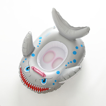  New baby swimming floating ring Baby children big shark seat ring Baby seat ring Childrens swimming ring 1-3 years old