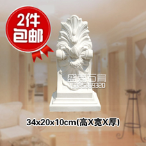 20cm plaster beam with flower relief American living room beam European three-dimensional faucet carved beam base