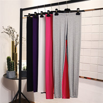 Korean version of modal leggings women wear elastic small feet tight student wild line pants large size fat autumn pants