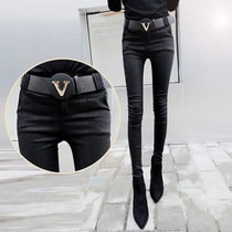 Underpants woman autumn winter new outwear small leggings pants high waist elastic body thin pencil pants tight fit long pants children pants