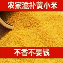 Eat Shanxi Qinzhou specialty farm new yellow millet Shaanxi Yimeng Mountain 5kg super moon northeast grain