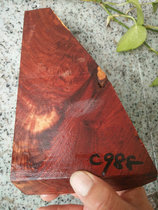 C988 Zambia blood sandalwood red wood small material engraving material with shape material slingshot patch material flower water wave texture material