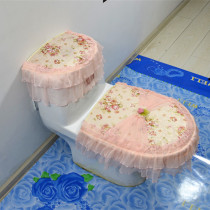 Korean style toilet cover cushion cover plate Art Square bench chair toilet cover washing machine water tank cover cover squat toilet