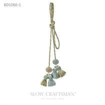 SLOW CRAFTSMAN high end White Mountain series ins Wind No punch curtain sling rope strap tie