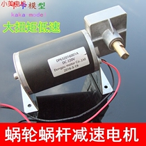 Good use of worm gear and worm gear motor 60 rpm large gear motor DC220V with base large torque b2