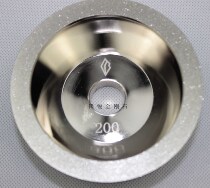 Tungsten steel grinding wheel Diamond alloy bowl grinding wheel Tungsten steel sharpening machine grinding wheel Universal sharpening machine grinding wheel