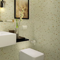 Gold thread crystal glass mosaic tile wall tile pool bathroom kitchen waistline window sill background wall decoration