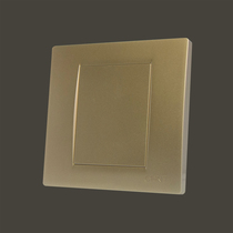 CHINT Light champagne gold switch socket cassette decorative blank panel NEW7Q installation blank panel