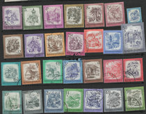 Austrian foreign letter stamp 73-83 years beautiful Austrian scenery series 20 different