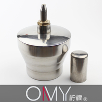 Stainless steel alcohol lamp screw 450ml to send wick