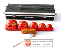  Shanghai Mingfeng Musical Instrument Co Ltd Direct sales—five-tone wooden fish(with aluminum box with shelf)