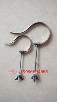 Bird cage bird with thrush lark rust steel barb adhesive hook folding hook
