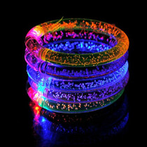 Acrylic glitter bracelet jewelry night glowing stick party cheering props childrens toys