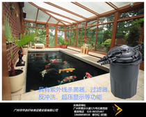 American shark ultra-quiet small and medium-sized garden pond waterscape pond water treatment fish pond three-in-one filter