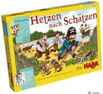 German haba6994 childrens toys 7 years old early education puzzle board game FEX pirate treasure hunt