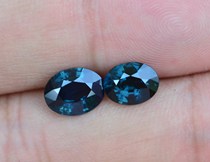 Natural Sapphire bare stone vvs grade blue-green fire without burning special certificate