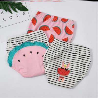 Baby Training Urine Learning Pants Waterproof Close-fitting Comfort Training Underwear Breathable Spring Summer Season Thick reality resistant to newborn 
