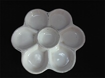Ming and Qing Dynasties white glaze room palette open bag really old