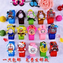  Childrens watch Student cartoon electronic watch Robot Piggy Man watch Boy girl toy watch