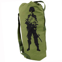 Outdoor military fans New Tide fashion shoulder portable bucket bag shoulder shoulder bag tactics military bag for men and women