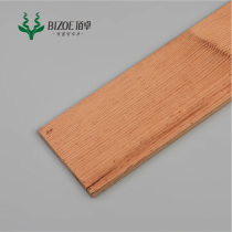 Pinus sylvestris deep carbonized floor indoor anticorrosive wood garden balcony outdoor solid wood plate 95*12