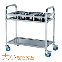 Stainless steel seasoning car stainless steel seasoning cart kitchen dining car collection dining car small and medium trolley