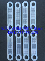 Supply transparent wood hanger silicone cover anti-slip pad waterproof anti-vibration hanger cover clothes non-slip silicone strap rubber pad