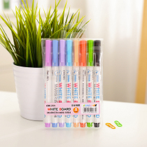  Deli 8-color color whiteboard pen Childrens painting drawing board color pen 12-color erasable and easy-to-wipe water-based whiteboard pen