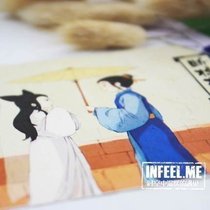 Infeel Me warm air postcards (millennial love) 2 pieces in the