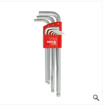 Yiertuo imported auto repair tools high-grade extended ball head inner hexagonal wrench 9-piece set YT-58823