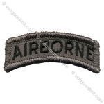 New Vanguard Mei Jun Airborne Division Dark Color ACU embroidered cloth standard fans with magic stickers