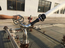 Stainless steel fire water cannon PS60-80U petrochemical plant fixed hydraulic self-pendulum gun fire gun manufacturers