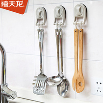 Juvenilong no trace strong suction hook non-perforated load-bearing adhesive hook door rear wall hanger anti-gravity wall adhesive hook