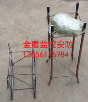 Garden pole Octagonal pole ground cage Hexagonal pole embedded parts Road monitoring foundation Street lamp monitoring pole ground cage