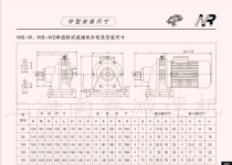 Nan Rui WB65-W-9 11 17 23 29 35 43 horizontal dual-axis miniature cycloid reducer