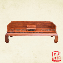 Burmese rosewood arhat bed with tiger skin pattern Large fruit rosewood plain face arhat couch Mahogany arhat bed full of water ripples