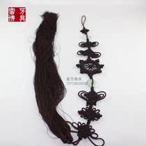 Buddhist Supplies Paraphernalia for Small Double Festival Law Wheel Taiwan Line Flow Su emerald jade clasp Dovetail Dovetail Pearl