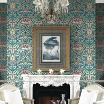 Bedroom Living Room American Original Clothing Imported Balmoral Thyme Brook Brook Background Wall Wallpaper Pattern