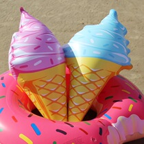 Large ice cream inflatable swimming ring  water冰淇淋游泳圈