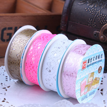 DIY Stickers Hollow lace Tape Lace Stickers Menu album decoration Stickers Multicolor