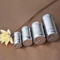 Seasoning bottle Barbecue seasoning tank Stainless steel seasoning bottle perforated pepper pepper powder bottle Cumin box sprinkler